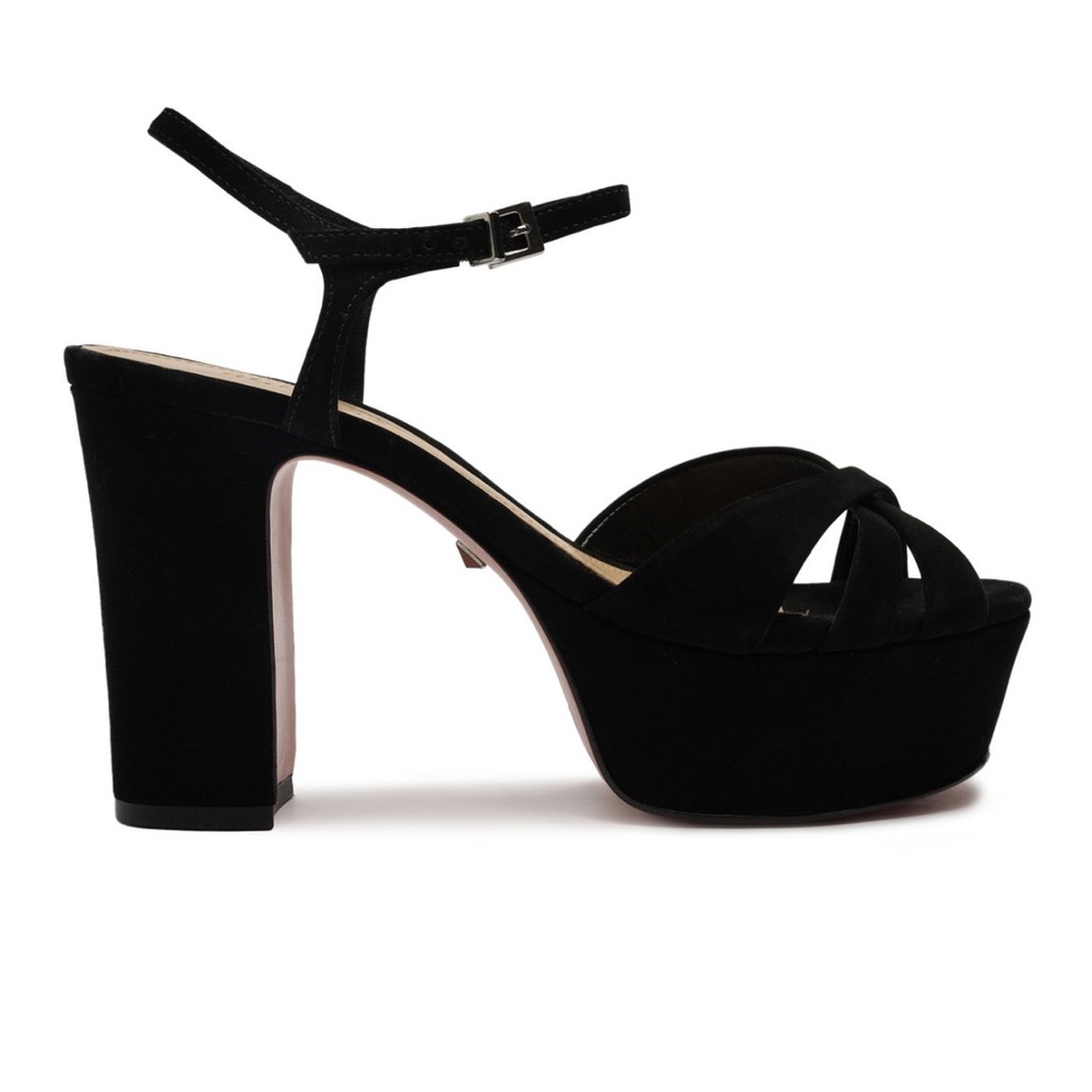 SCHUTZ Black Platform Sandals